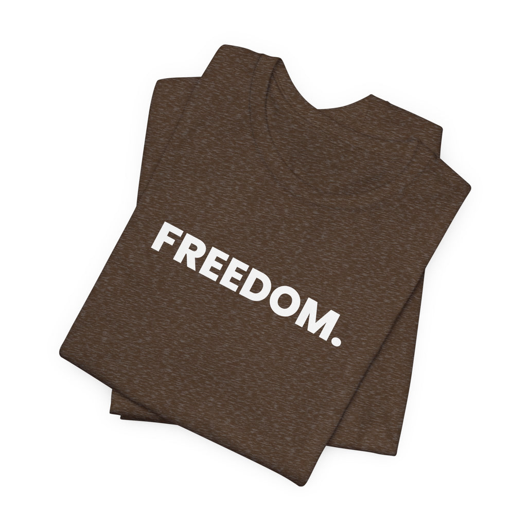 FREEDOM. see you at 3. (white font)