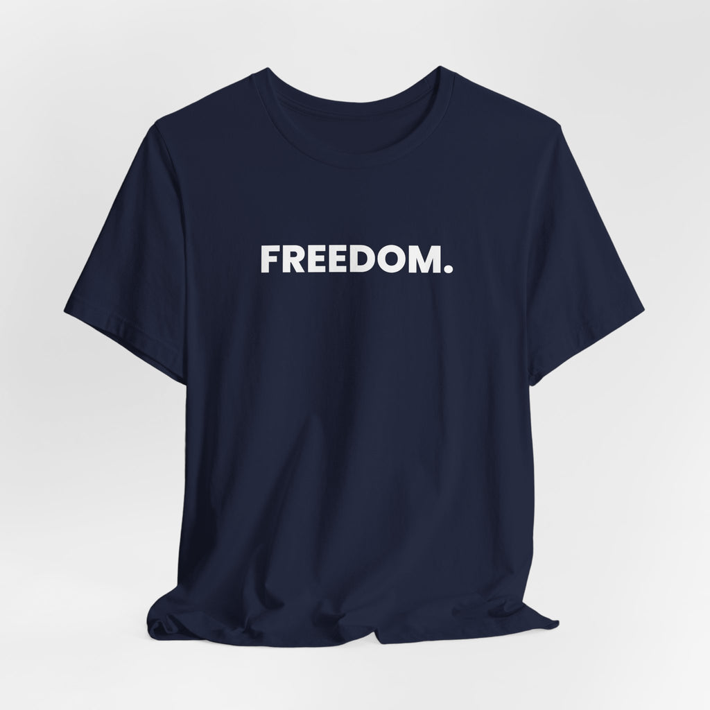 FREEDOM. see you at 3. (white font)